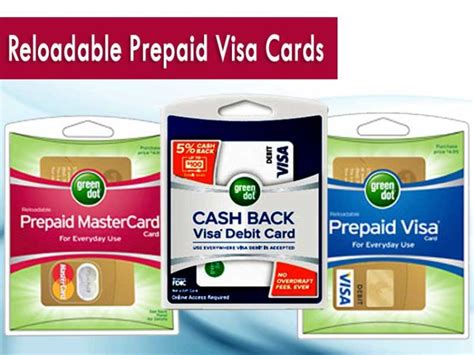 reloadable visa cards online